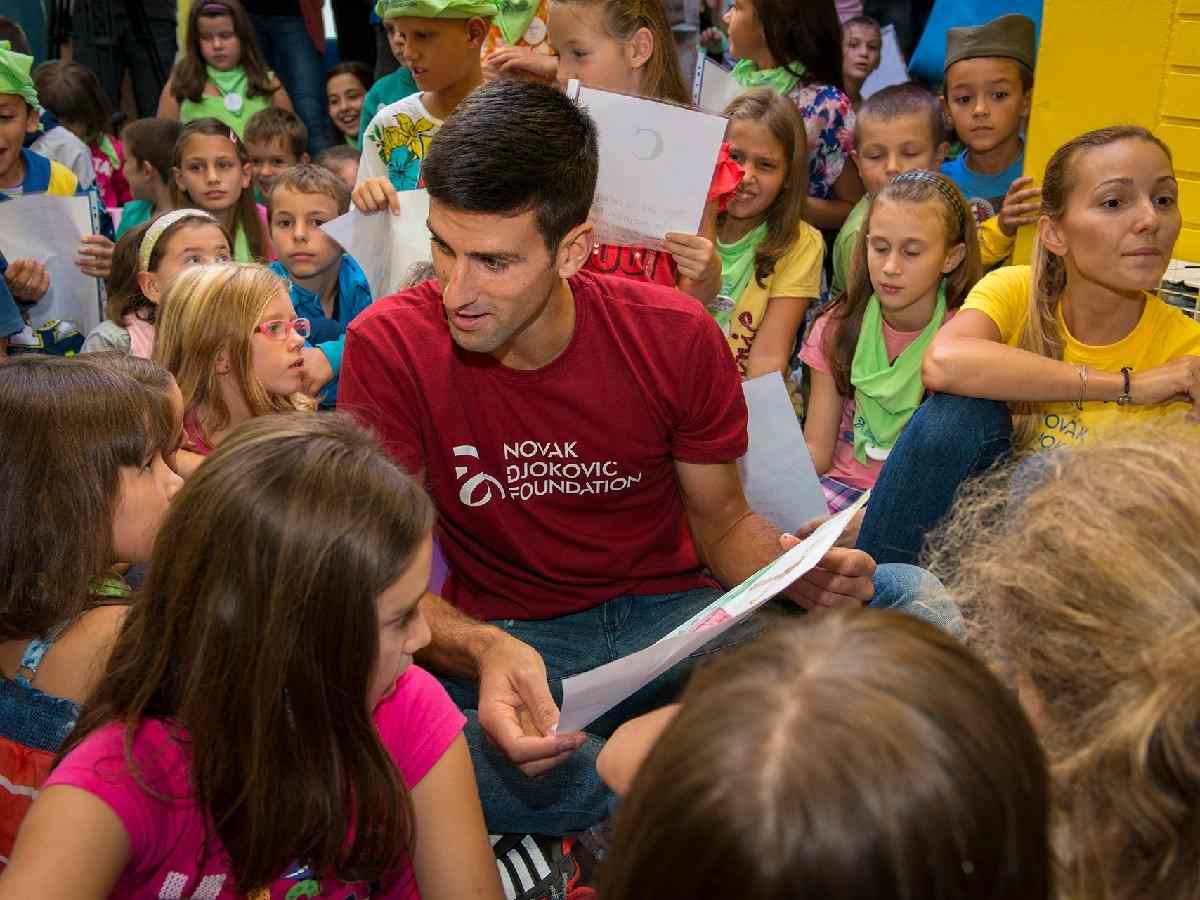 Novak Djokovic and his wife foundation announces that they will be building a kindergarten school in the village of Rvati in Raska.