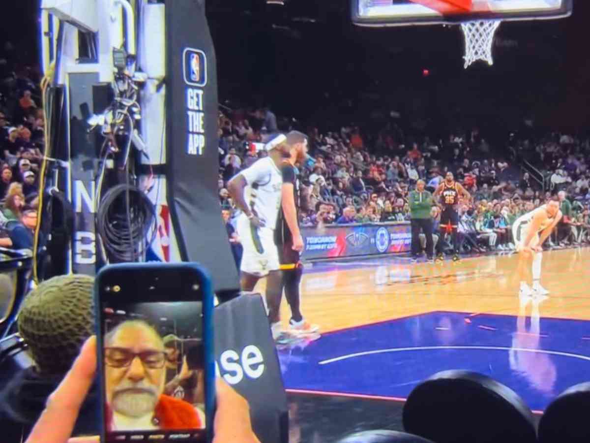 “They’d call security to remove you” – Old man goes VIRAL for brilliantly putting himself on live television during Milwaukee Bucks vs Phoenix Suns