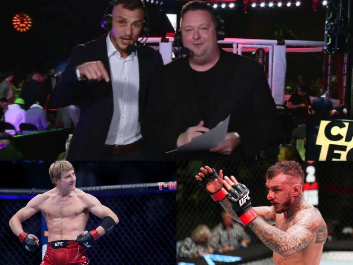 “I will beat your a**,” ‘Money’ Renato Moicano HIJACKS regional MMA event and talks trash to Paddy Pimblett on National Television