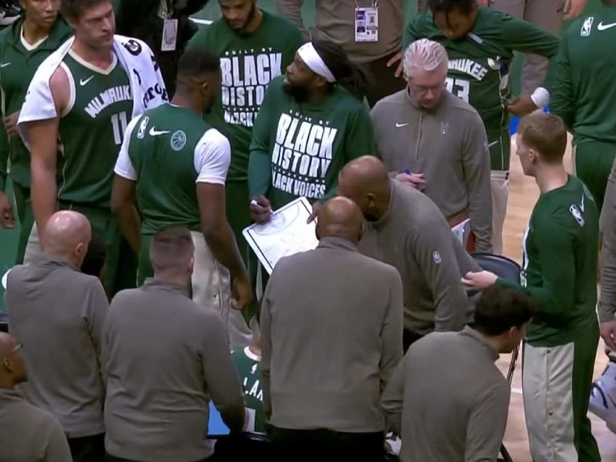 “Doc Rivers job got taken” – Patrick Beverley taking over Bucks huddle on day one leaves fans in splits 