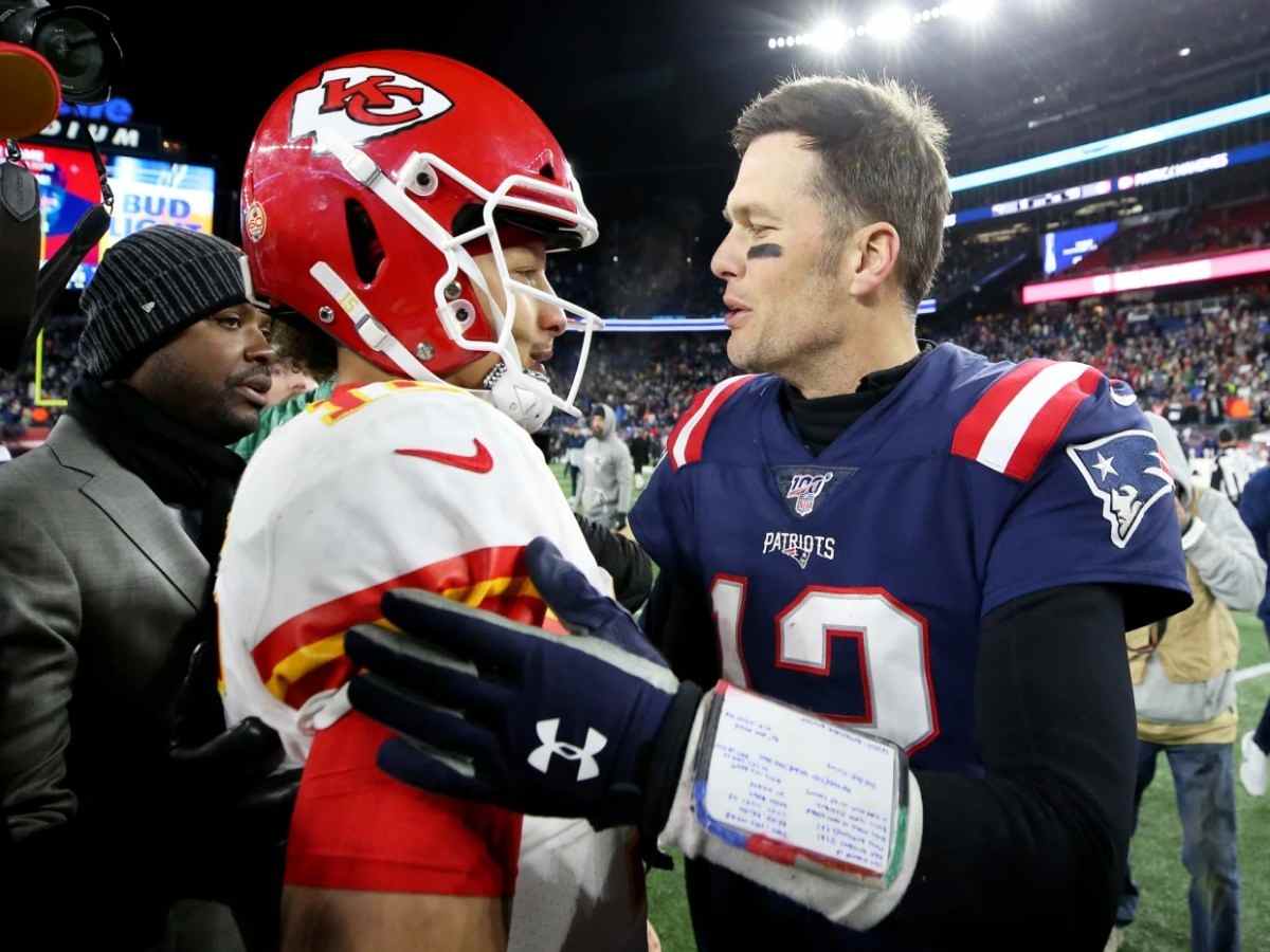 Patrick Mahomes and Tom Brady