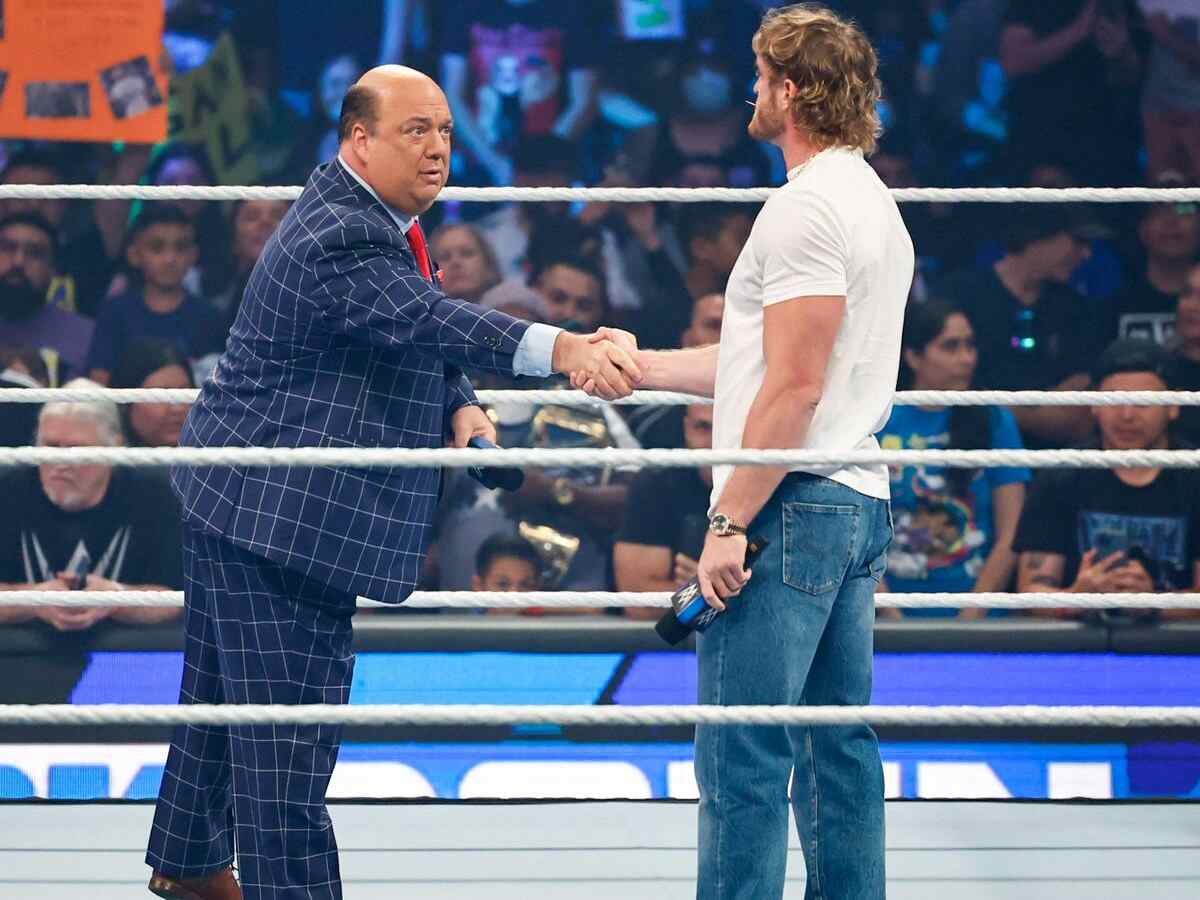 Paul Heyman and Logan Paul