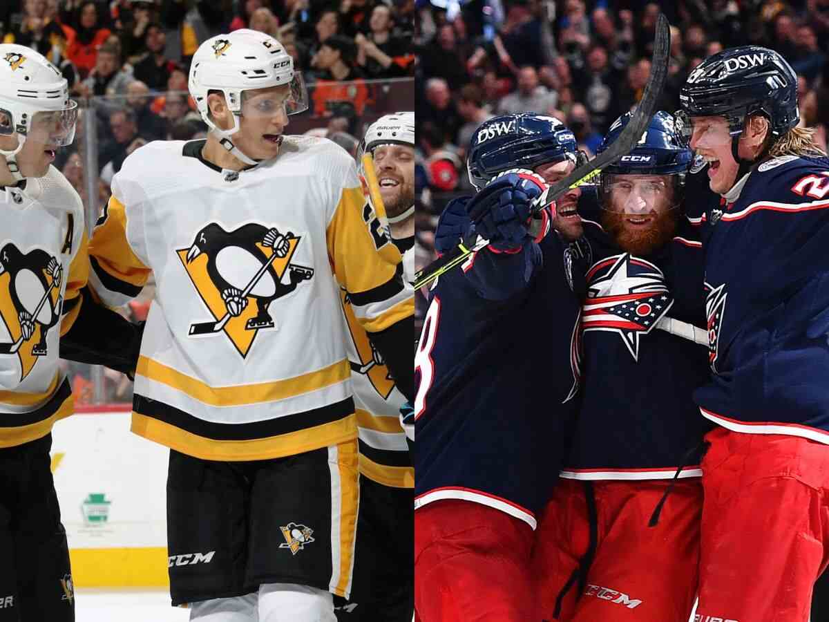 Pittsburgh Penguins and Columbus Blue Jackets