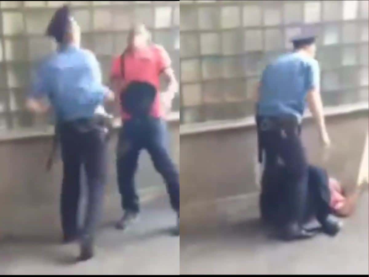 Policeman get compared to Agent 47 after brutal knockout blow