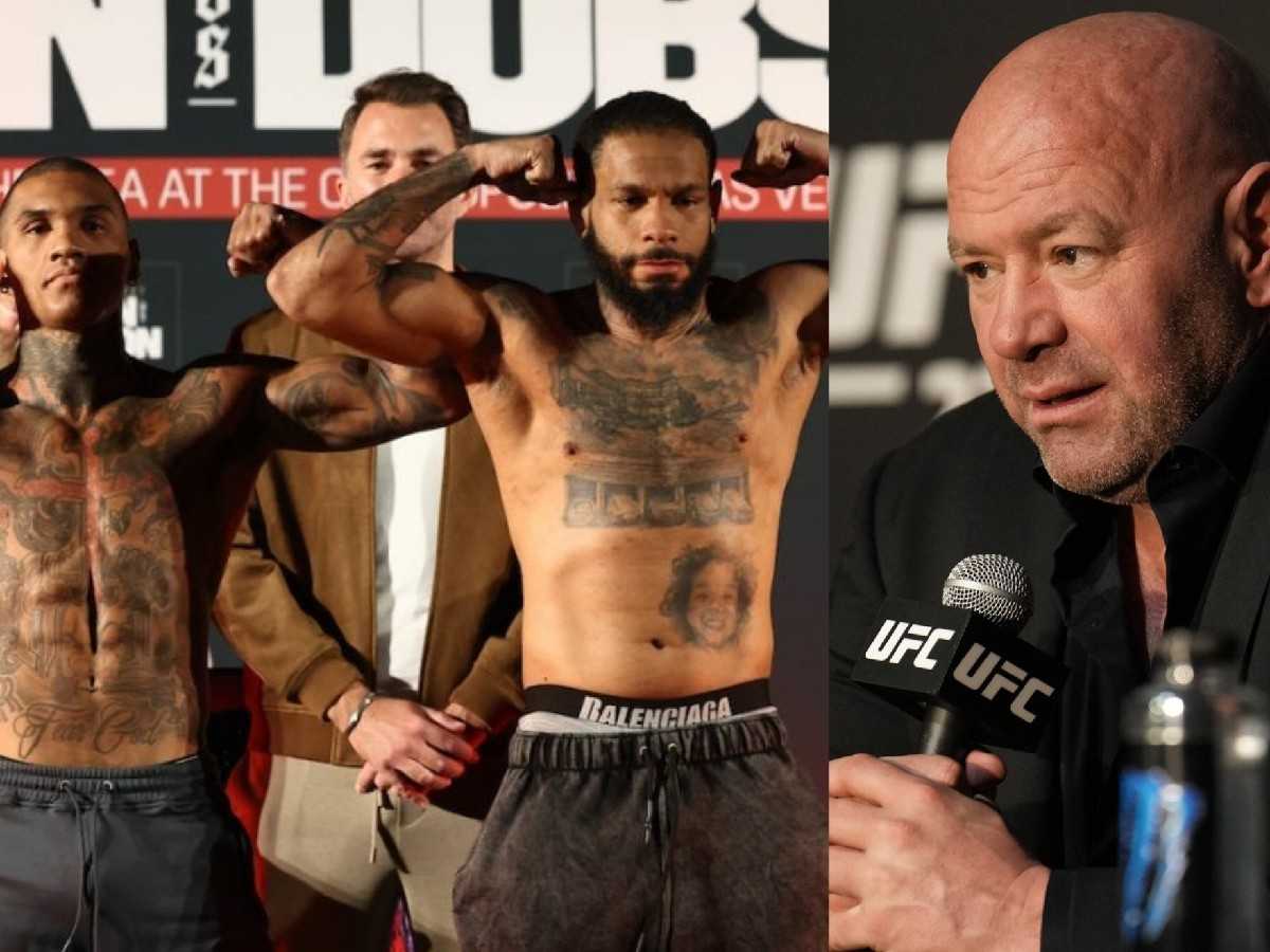 “Getting sick of this hairless ogre” – Dana White called ’embarrassing’ for ditching UFC Apex event and watching Conor Benn vs Peter Dobson boxing match