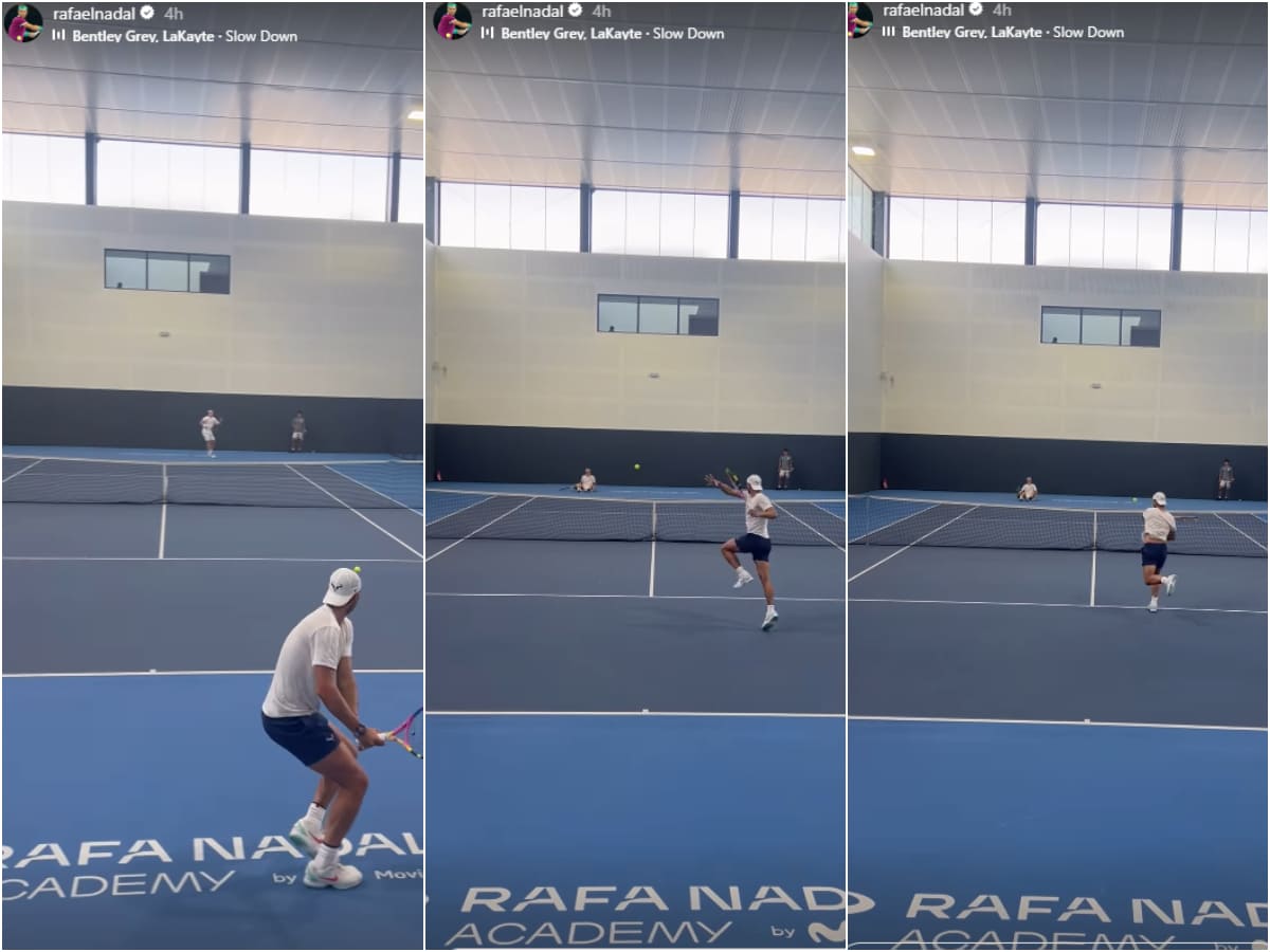 WATCH: All eyes on Rafael Nadal as he keeps updating fans with impressive progress videos ahead of Indian Wells and Miami