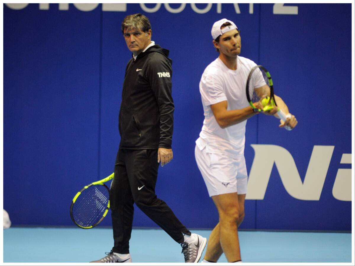 Rafael Nadal and Toni Nadal