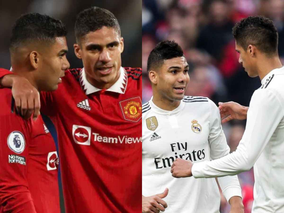 Real Madrid EYEING Raphael Varane and Casemiro return from Manchester United