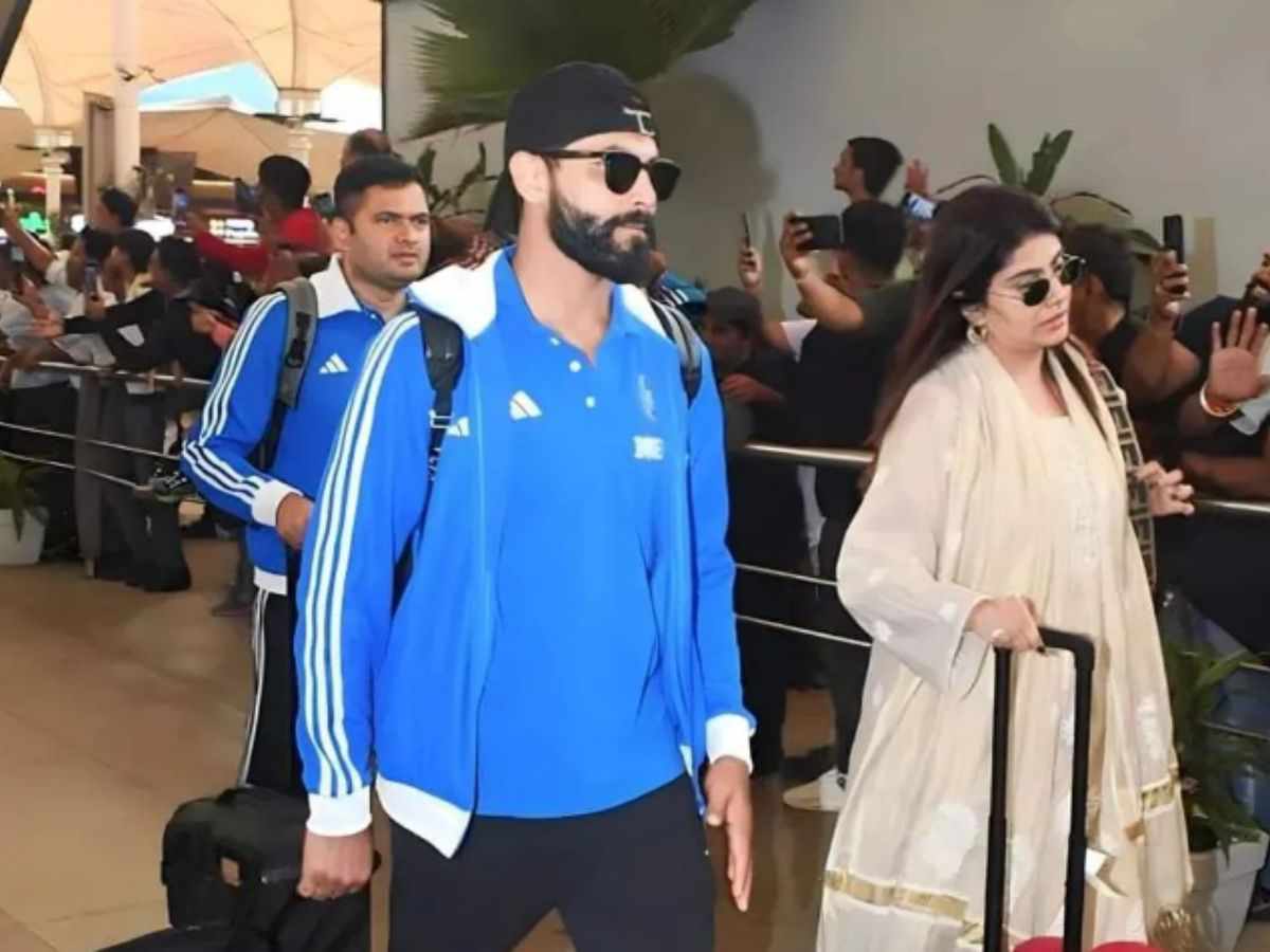 Ravindra Jadeja and Rivaba Solanki