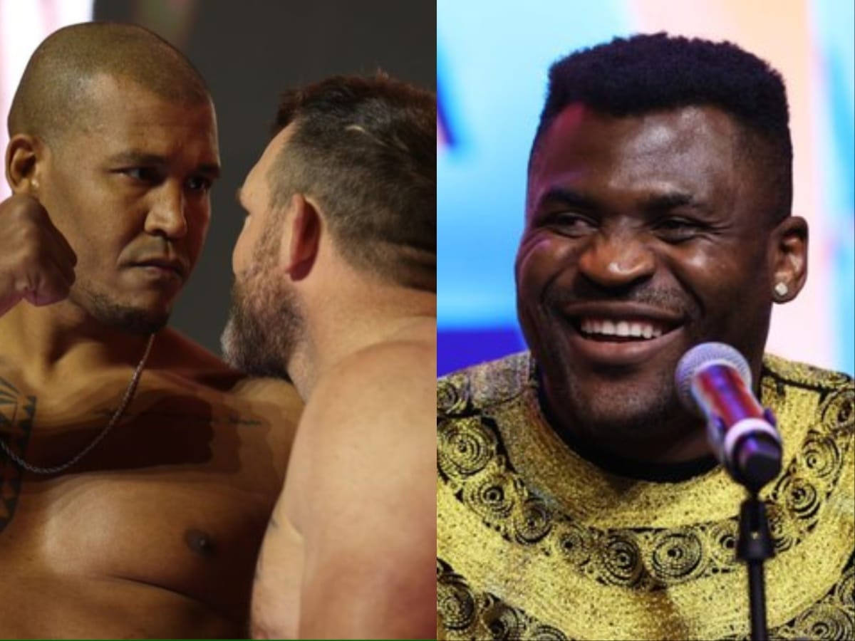 “Winner gets slept by Francis” – Renan Ferreira towering Ryan Bader ahead of potential Francis Ngannou fight has fans in shock