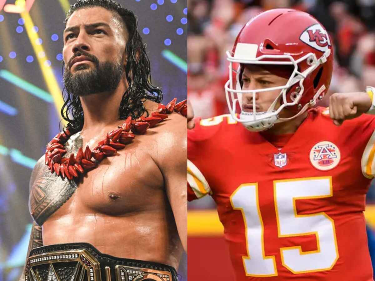 “SPEAR MAHOMES”- WWE Universe goes wild as Roman Reigns’ favorite team in Super Bowl is revealed 