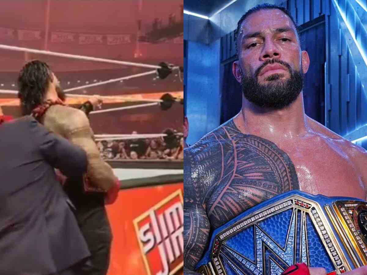 WATCH: Leaked footage of Roman Reigns mocking Randy Orton’s wife after his match at the Royal Rumble