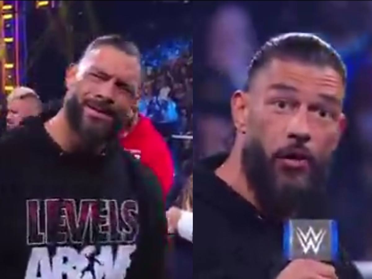 WATCH: “In your wife’s clothes,” Roman Reigns brutally roasts former Shield teammate Seth Rollins on SmackDown 