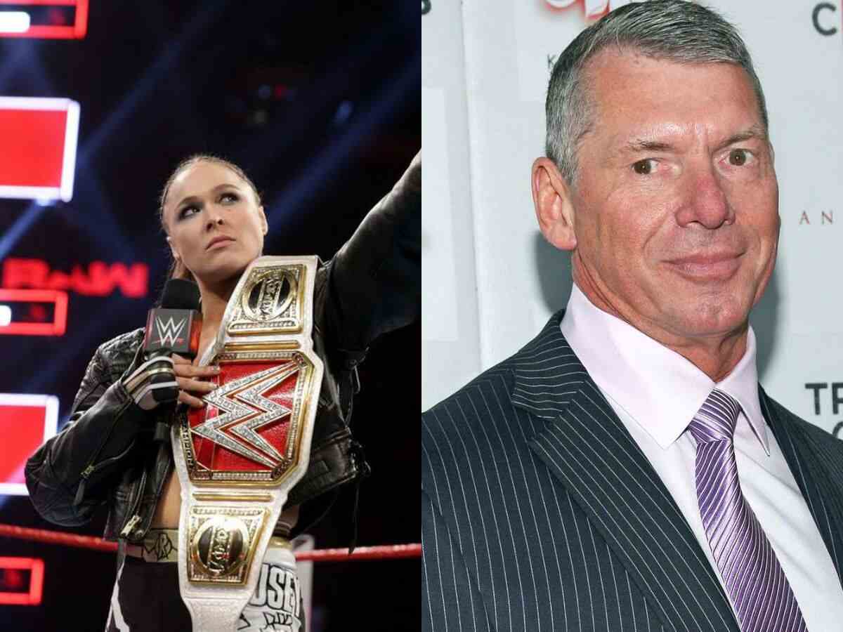 Ronda Rousey and Vince McMahon