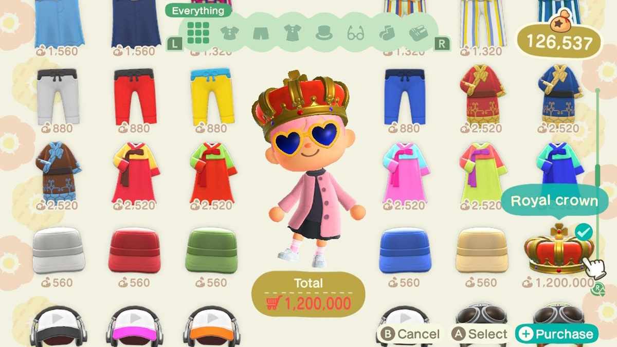 Royal Crown Animal Crossing