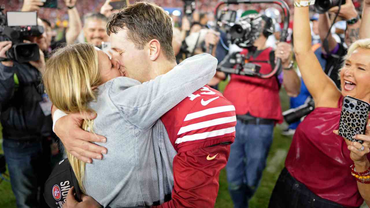 Brock Purdy’s fiancee Jenna Brandt reveals her excitement as she celebrates with a ‘Bride to Be’ sash just weeks before her wedding