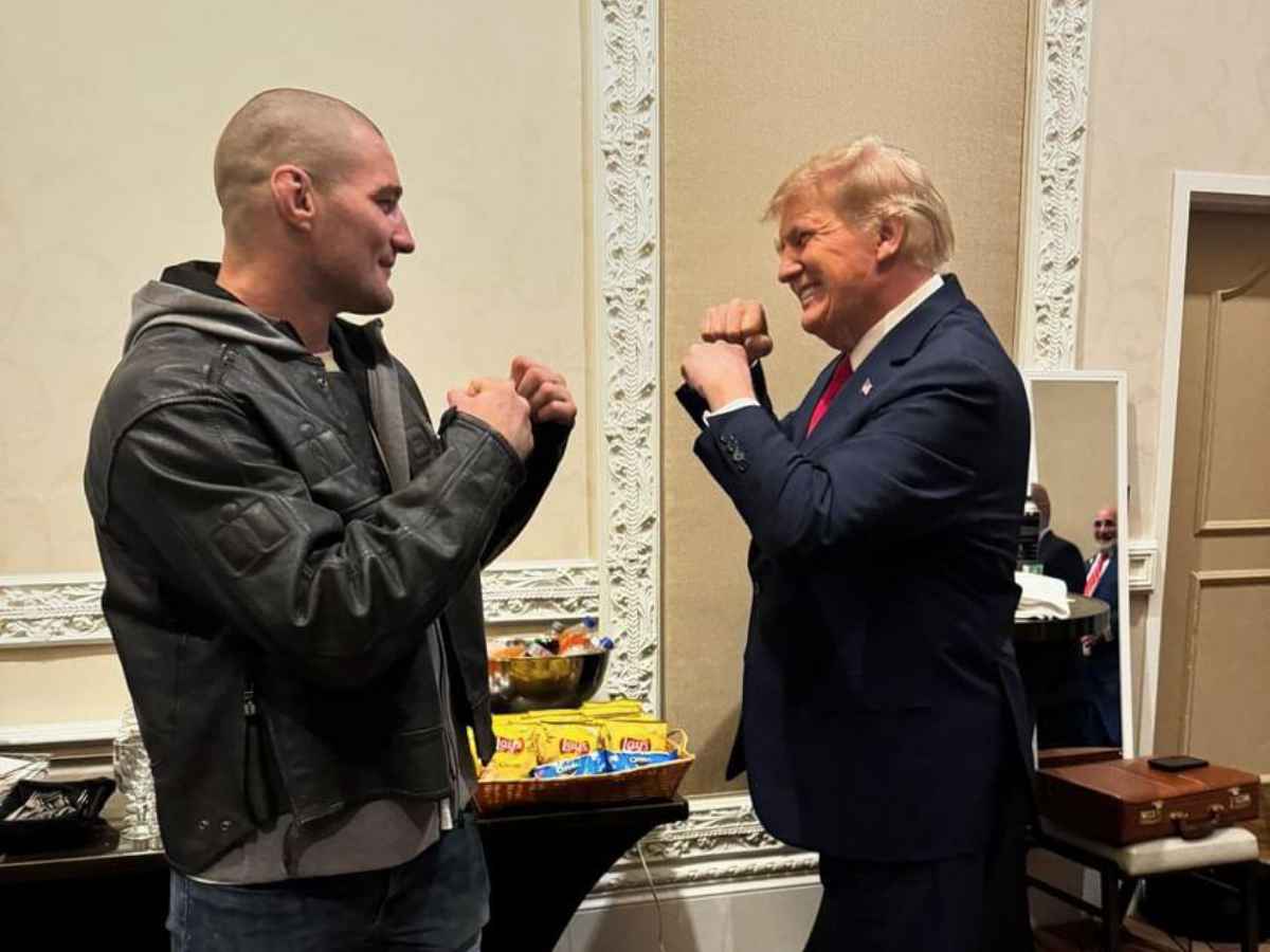 “Waiting to end race, gender, and income propaganda” – UFC favorite Sean Strickland reacts to meeting Donald Trump