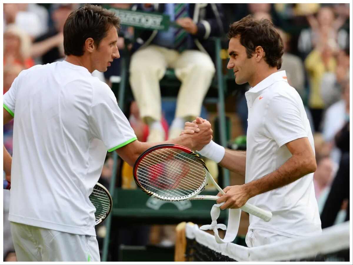 Sergiy Stakhovsky and Roger Federer