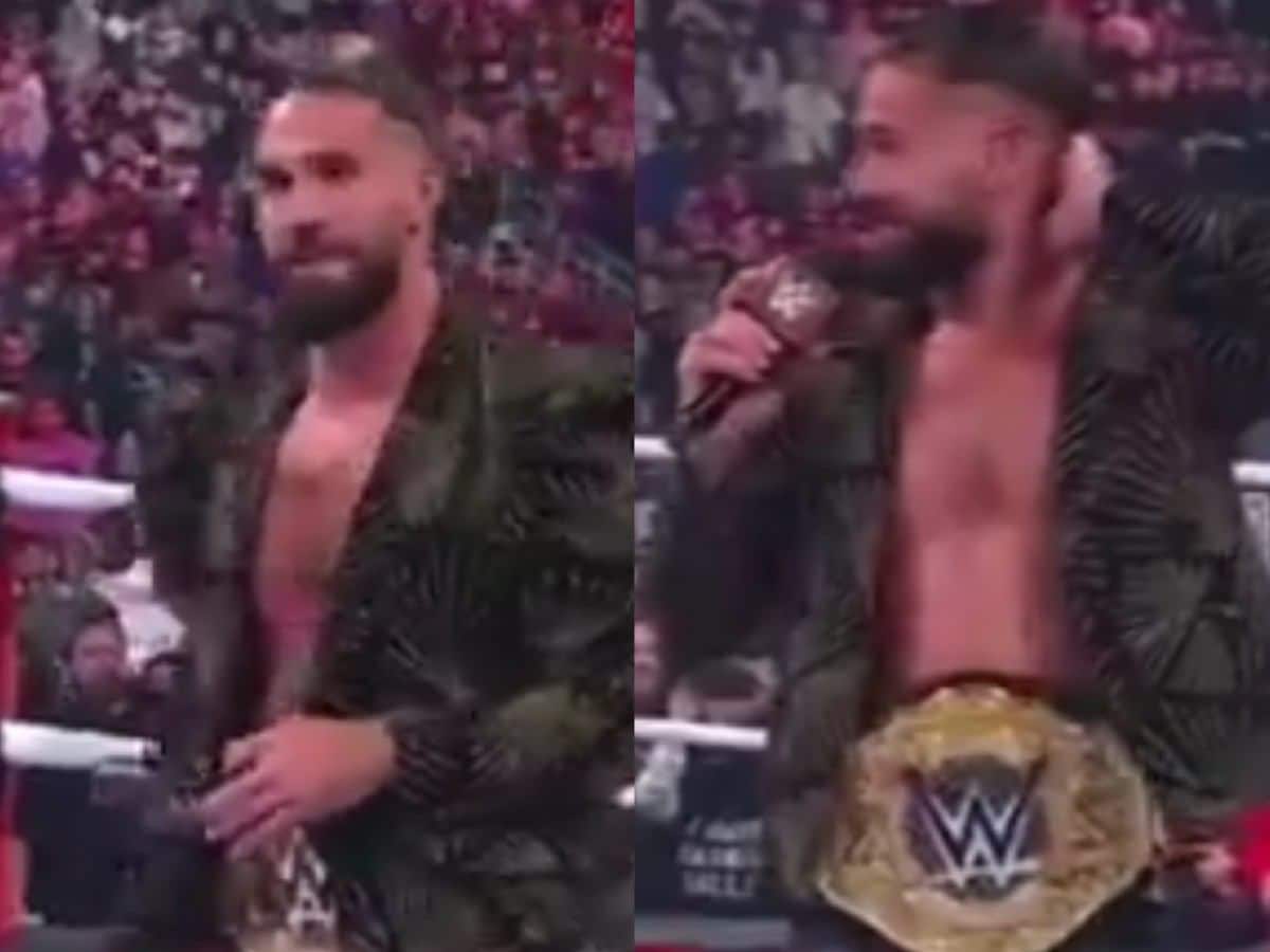 WATCH: Seth Rollins forced to address crowd hijacking Raw with ‘Rocky sucks’ chants