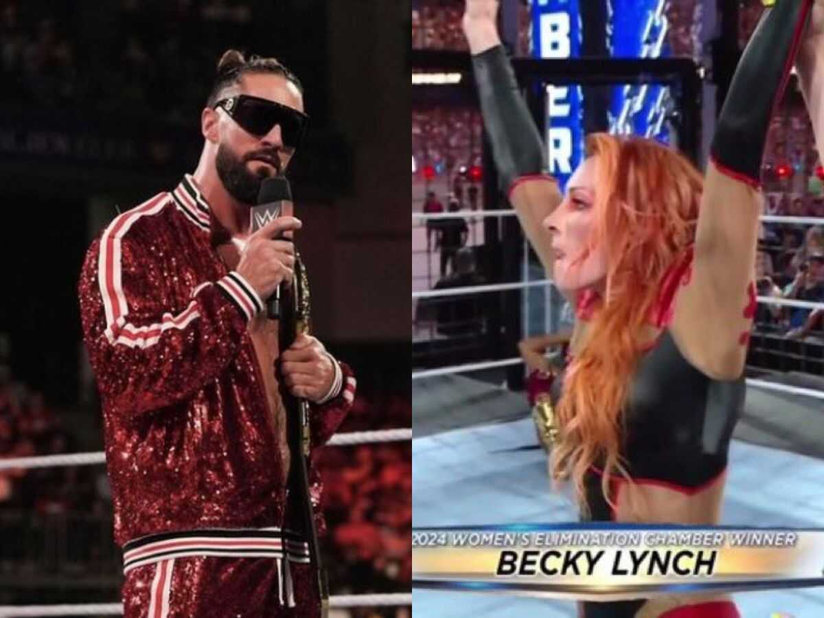 Seth Rollins breaks silence on wife Becky Lynch winning the Elimination Chamber and facing Rhea Ripley at WrestleMania 40