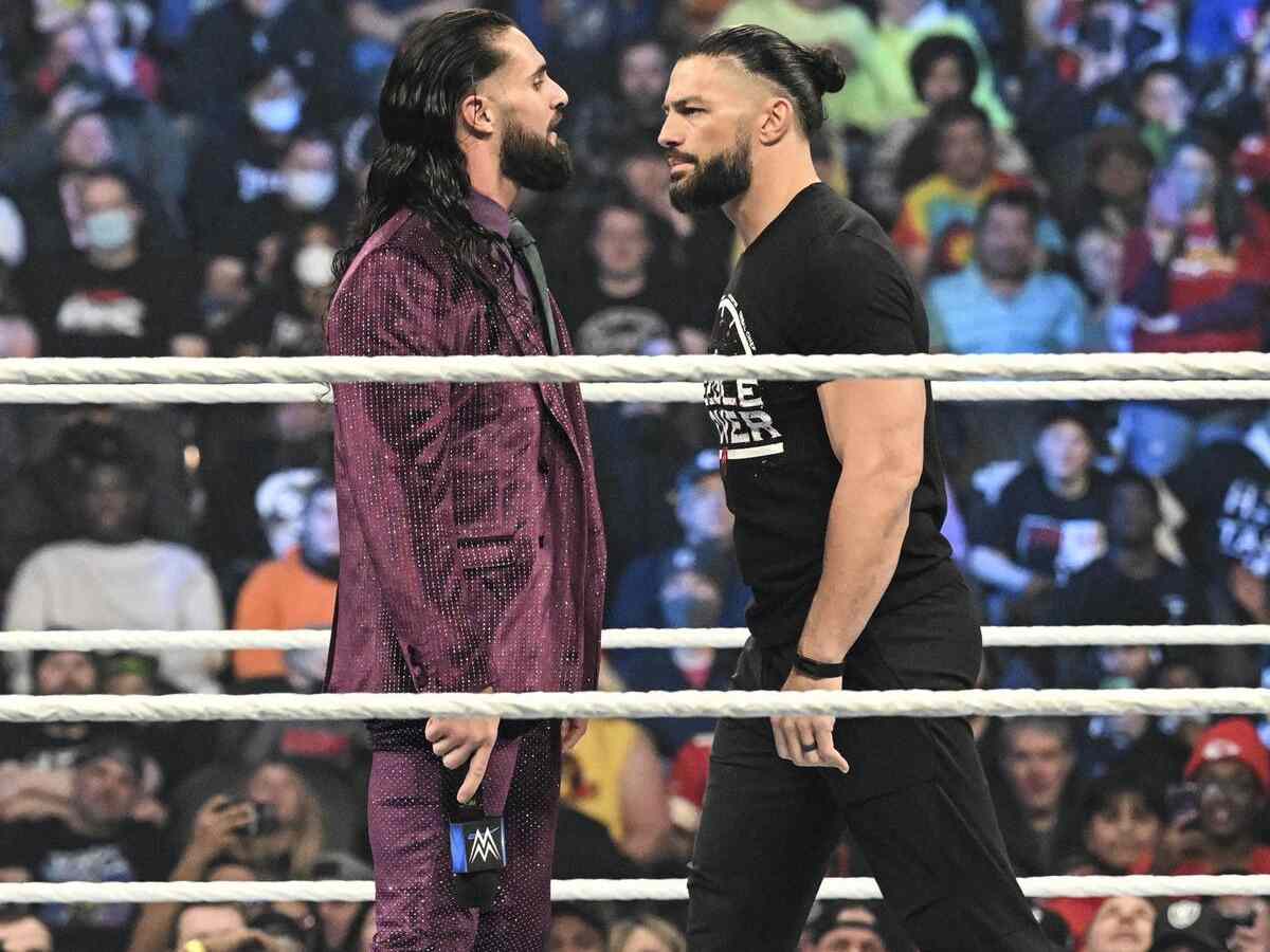 Seth Rollins and Roman Reigns