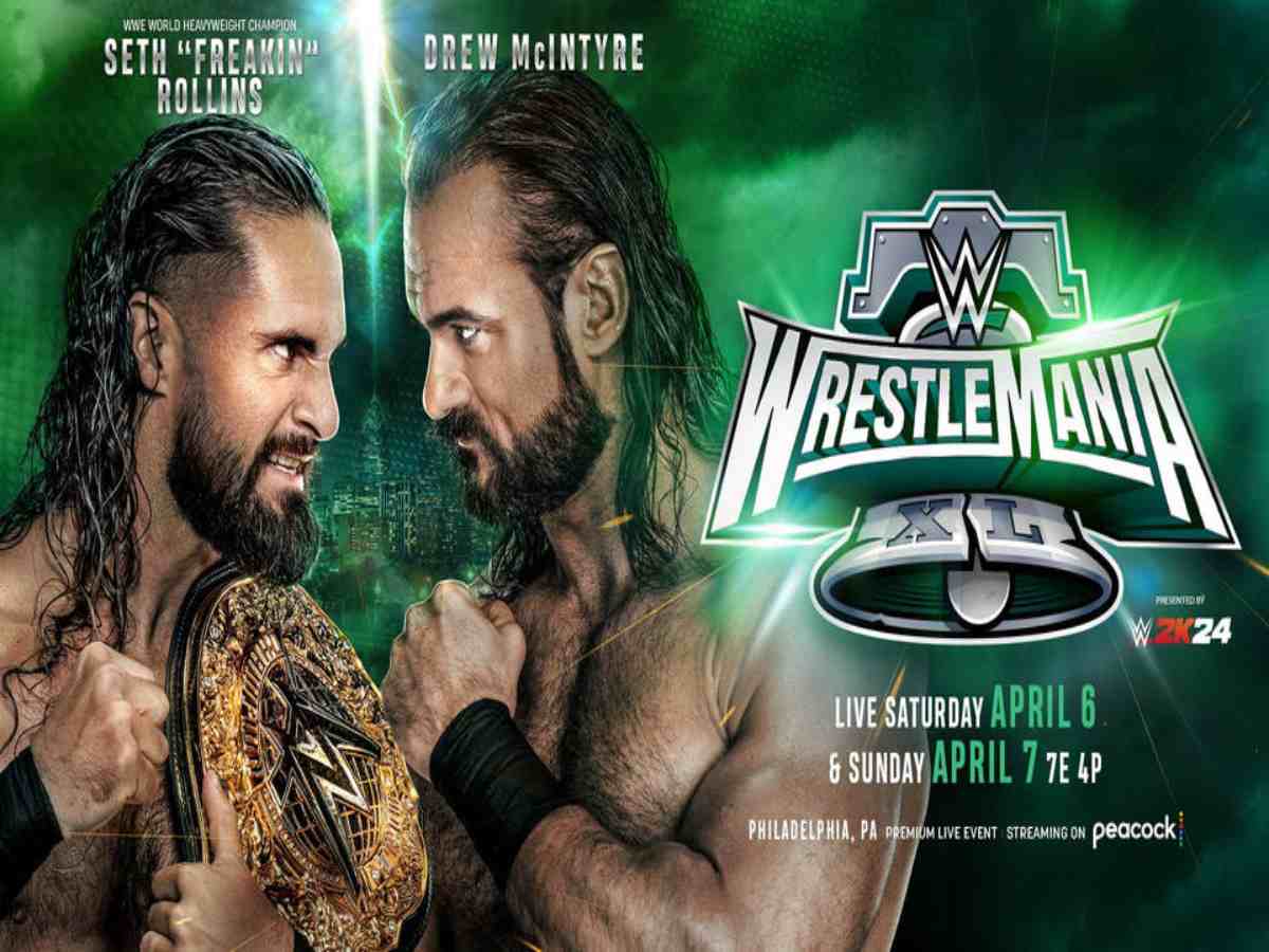 Seth Rollins vs. Drew McIntyre at WrestleMania XL