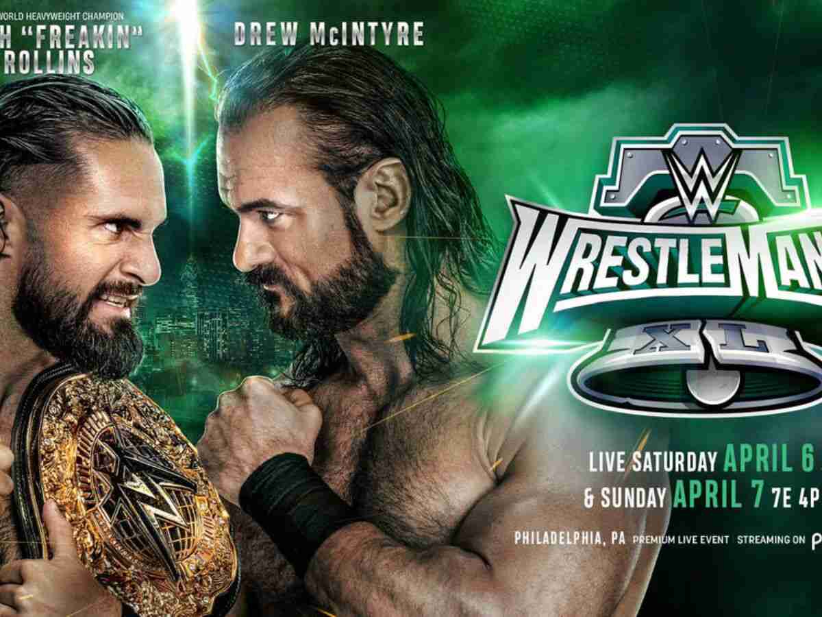 Seth Rollins vs Drew McIntyre at WrestleMania XL