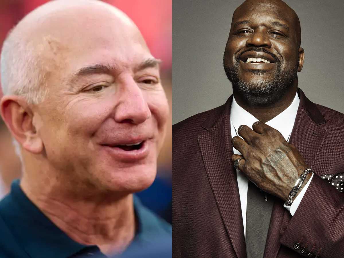 Shaquille O'Neal and Jeff Bezos