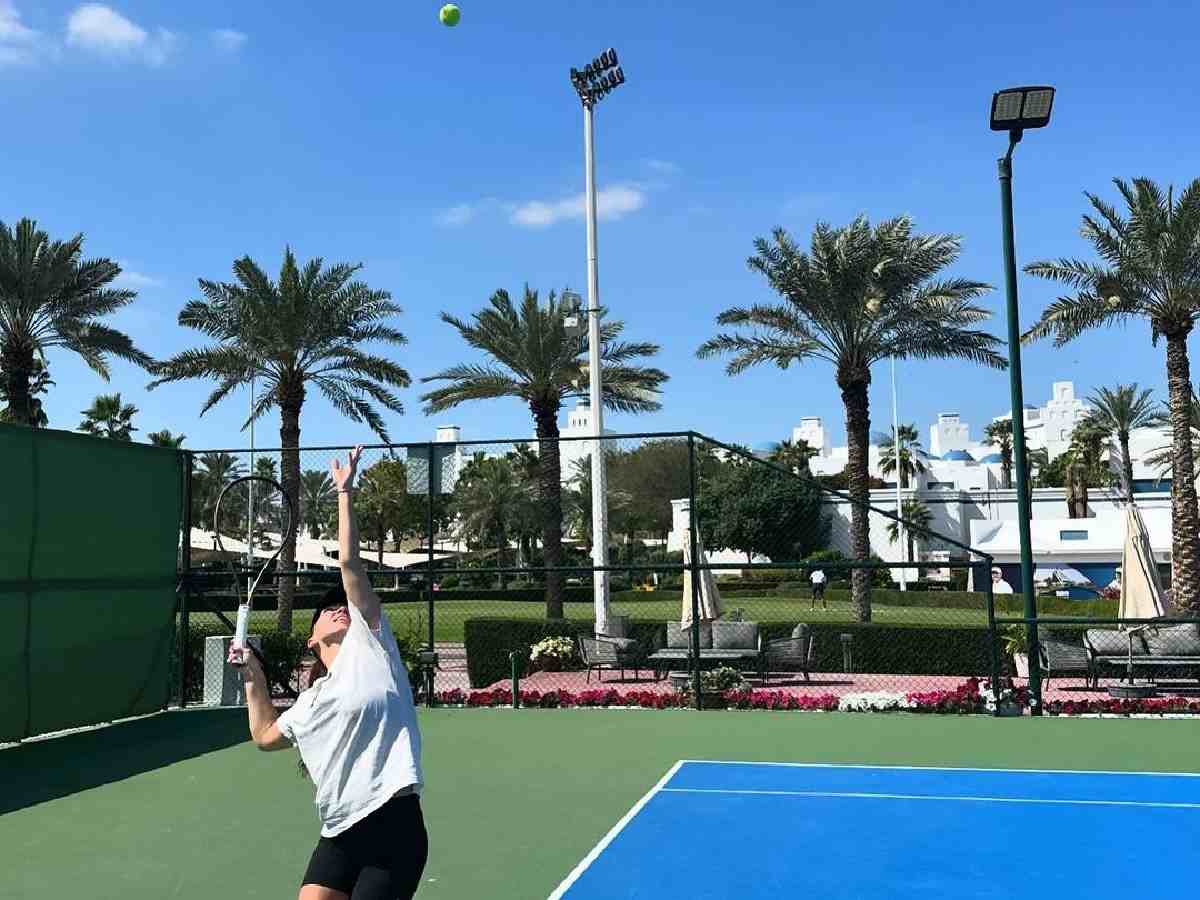 Simona Halep back on court amidst mentally taxing doping ban trials