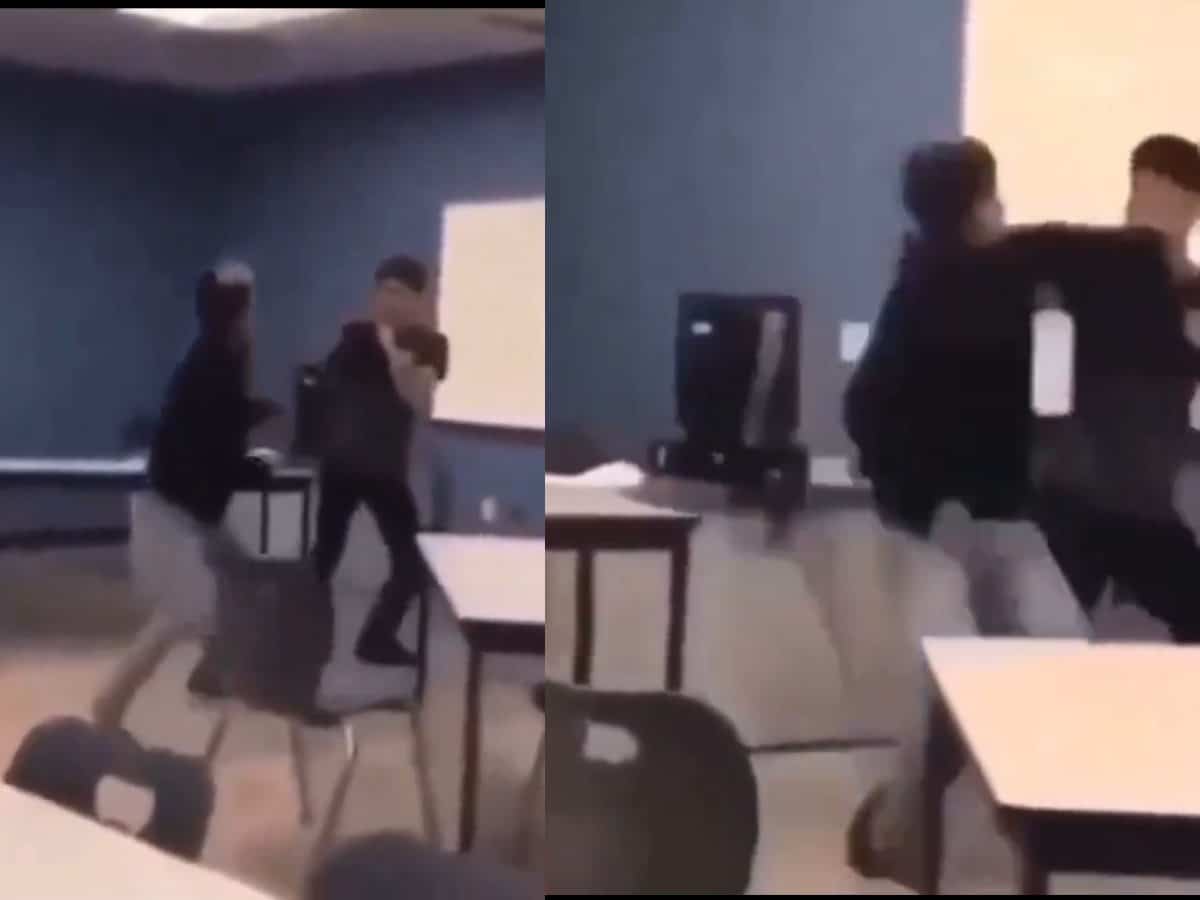 WATCH: “Elbows win street fights” – High School brawl ends in MMA-style brutal knockout; fans react