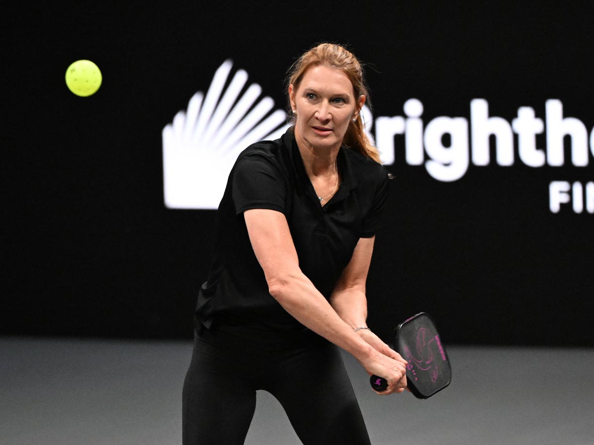 “My heart is exploding right now,” Fans went gaga over Steffi Graf’s ‘unbelievable’ fitness at Pickleball Slam 2