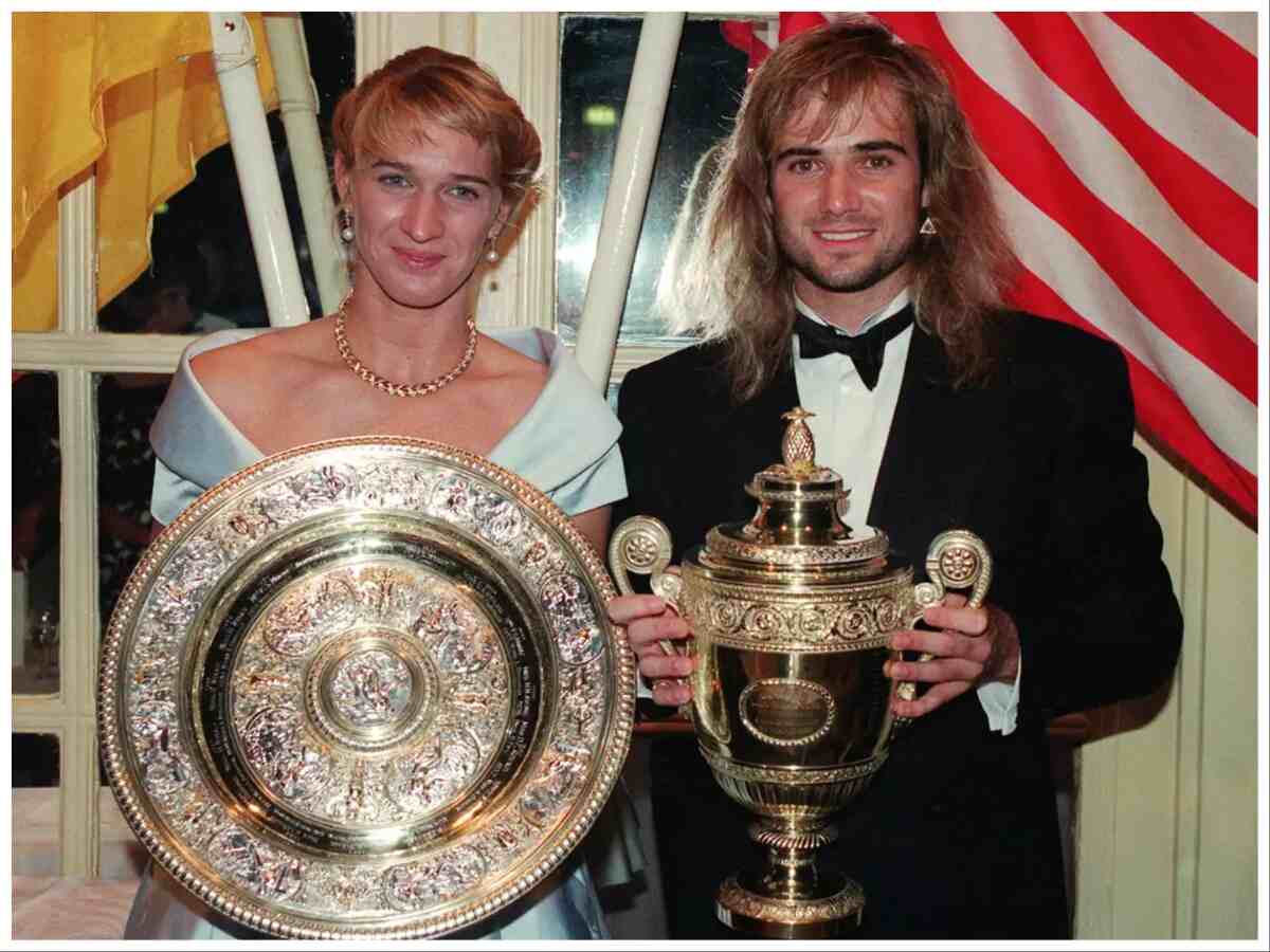 Steffi Graf and Andre Agassi