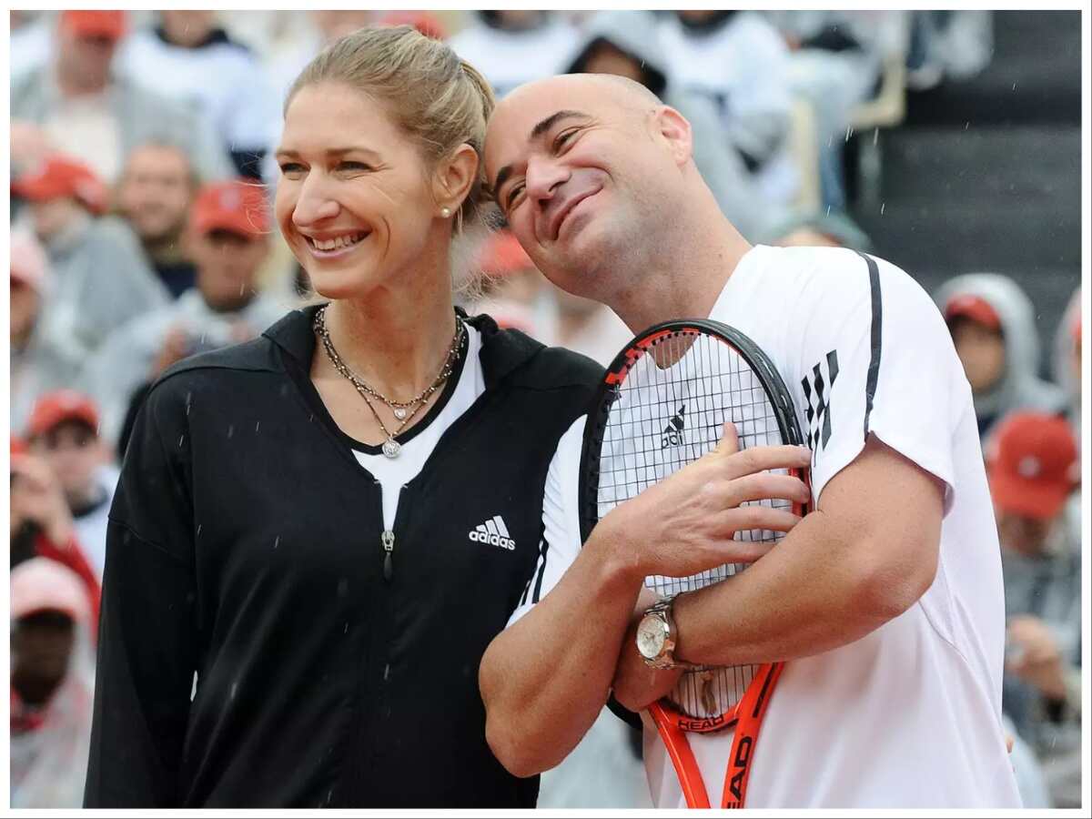 Steffi Graf and Andre Agassi