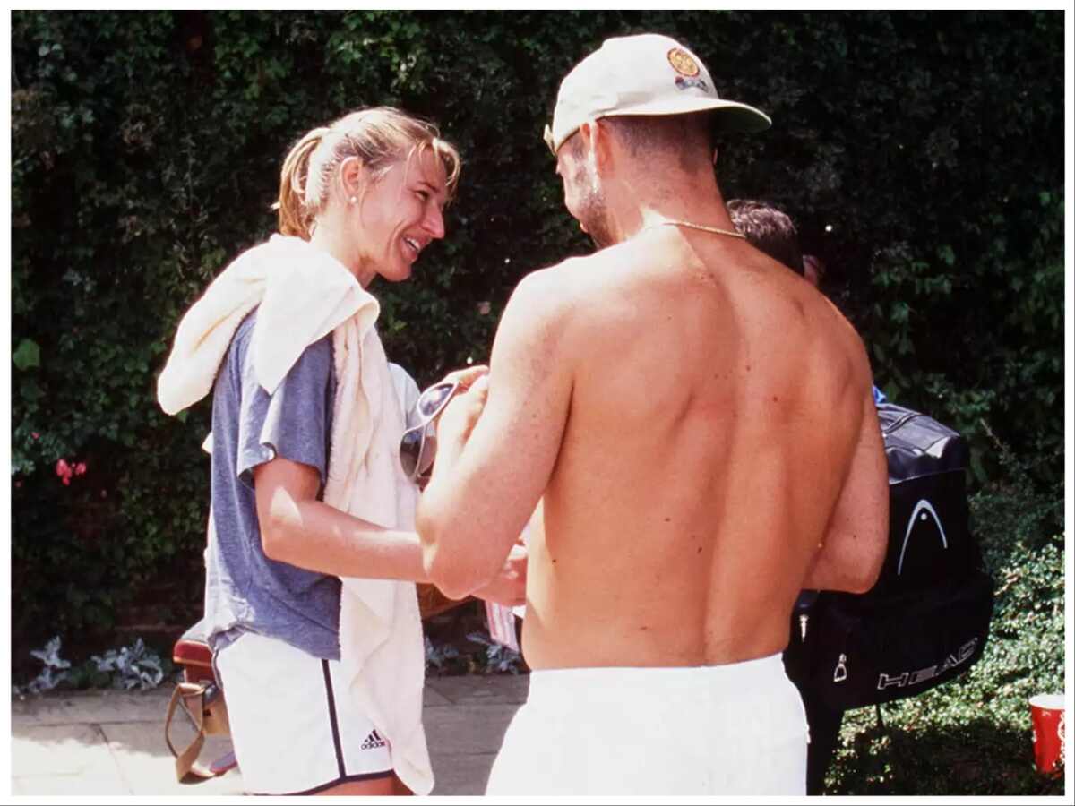 Steffi Graf and Andre Agassi