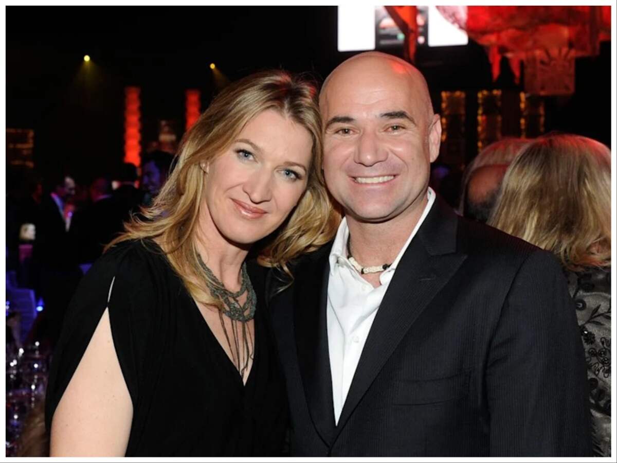 How did Steffi Graf and Andre Agassi get together despite the American’s marriage to Hollywood fame Brooke Shields?