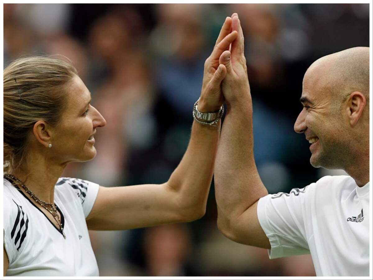 Steffi Graf and Andre Agassi