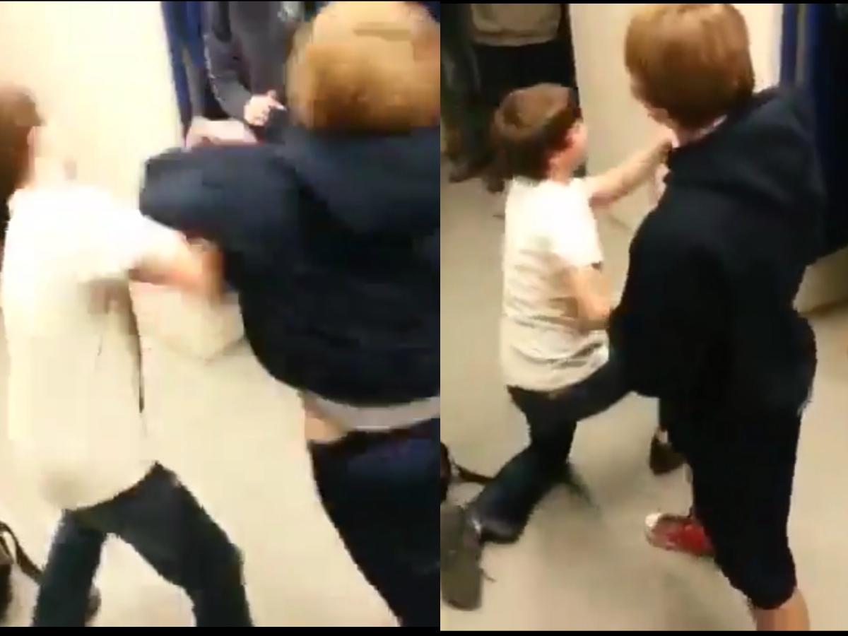 WATCH: “He’ll be counting stars” – High school street fight quickly ends after boy lands a straight left from Southpaw stance