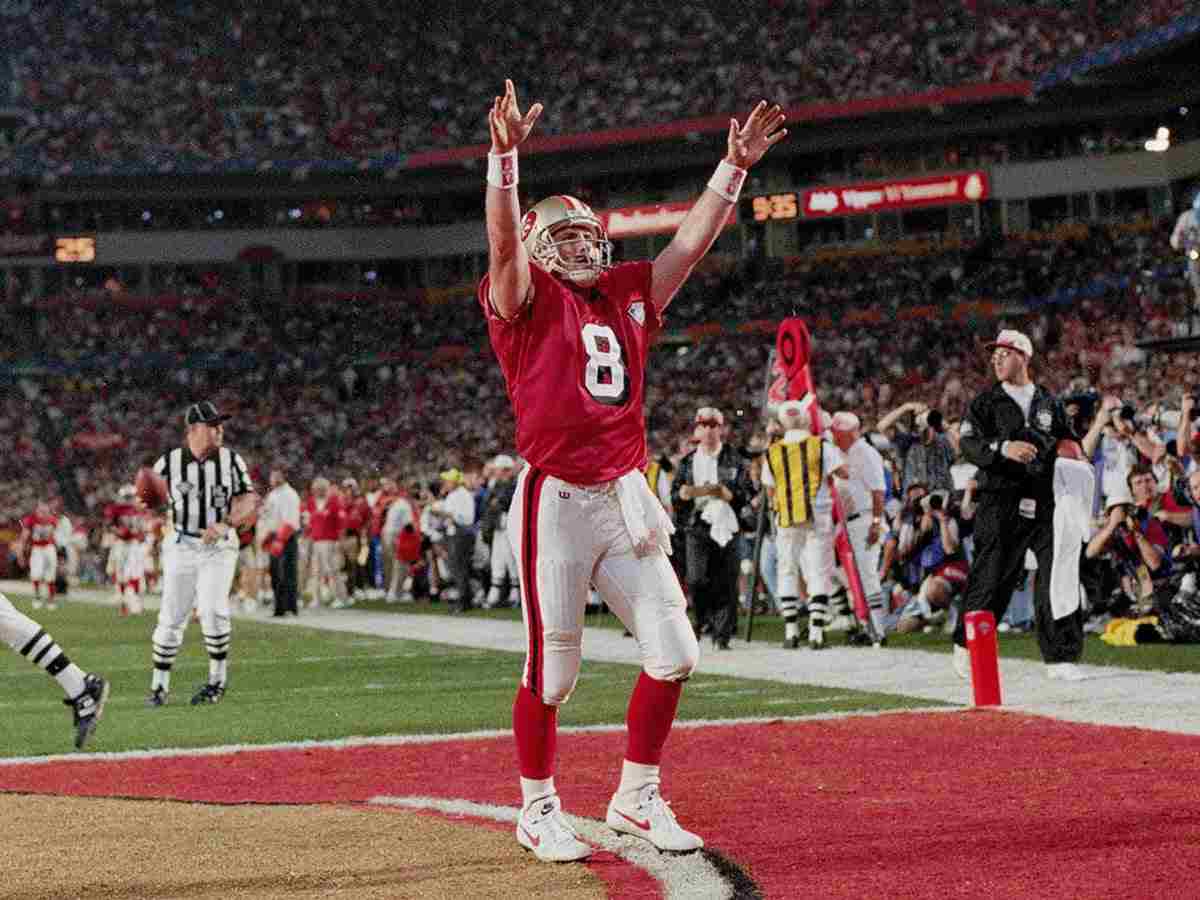 Steve Young at Super Bowl XXIX