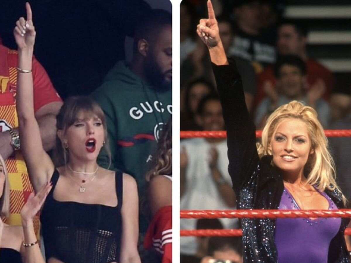 Taylor Swift and Trish Stratus