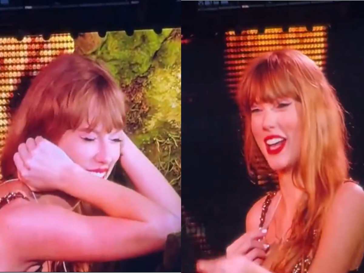 WATCH: ‘Emotional’ Taylor Swift’s stunning reaction to seeing 96,000 crowd at the MCG during Eras Tour just days after Chiefs’ Super Bowl win goes viral