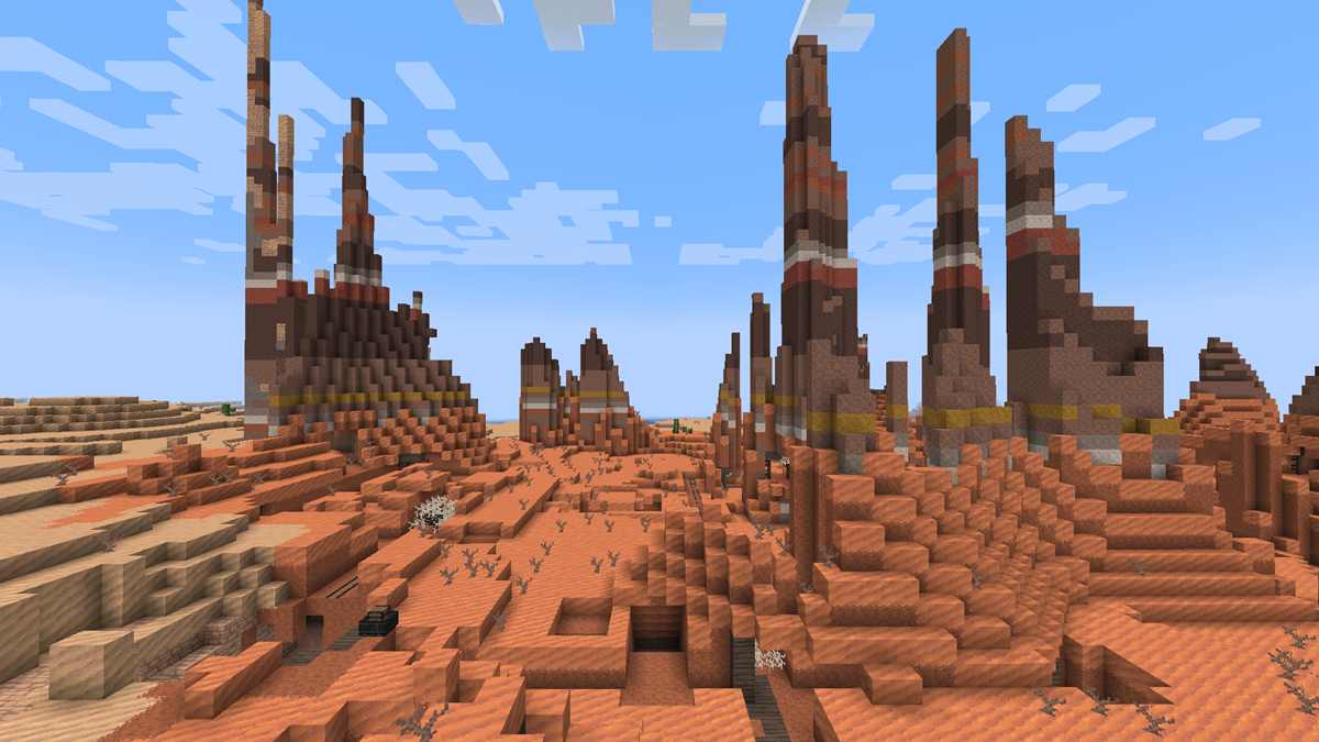 The Eroded Badlands Biome