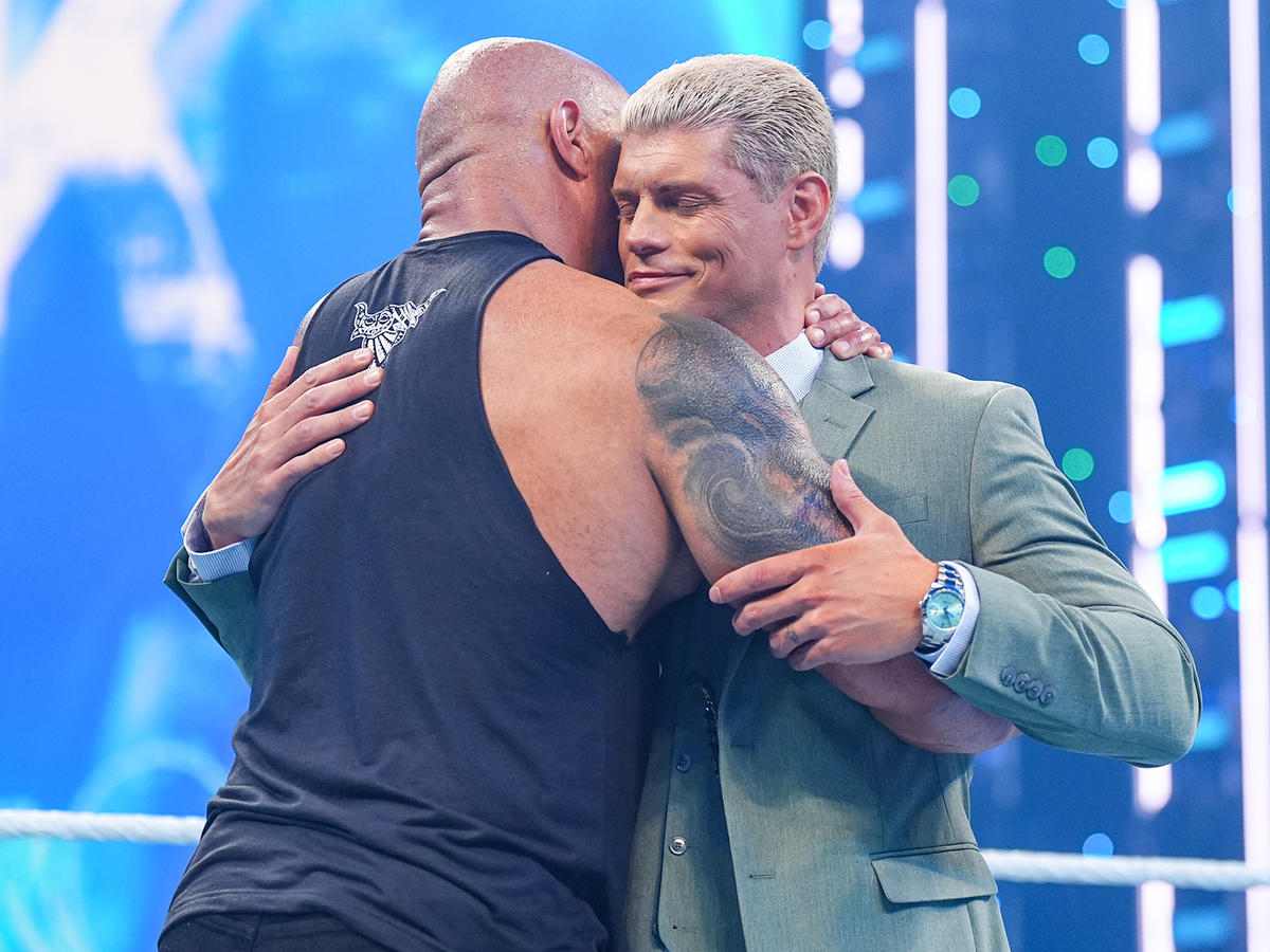 The Rock and Cody Rhodes