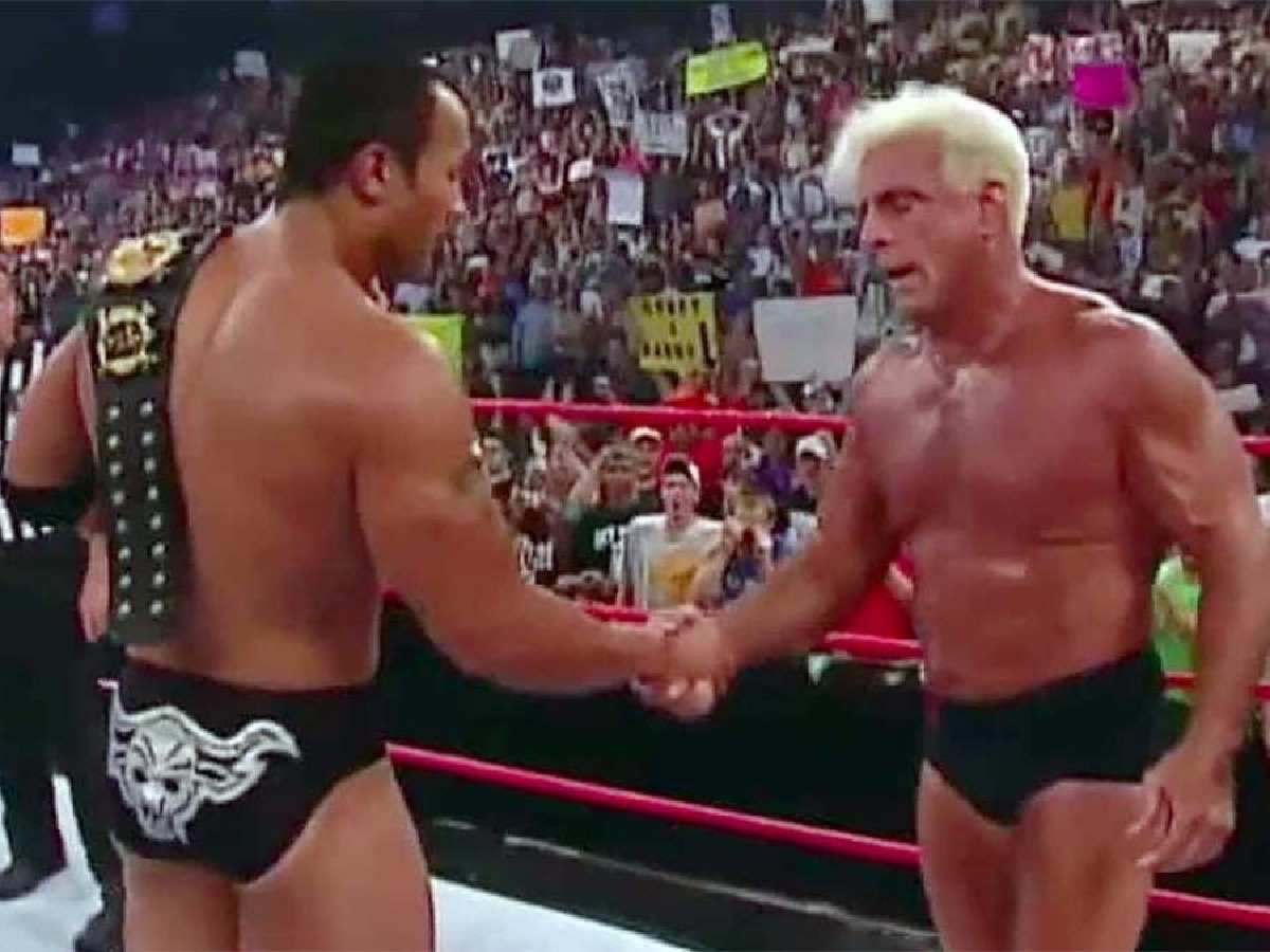 The Rock and Ric Flair