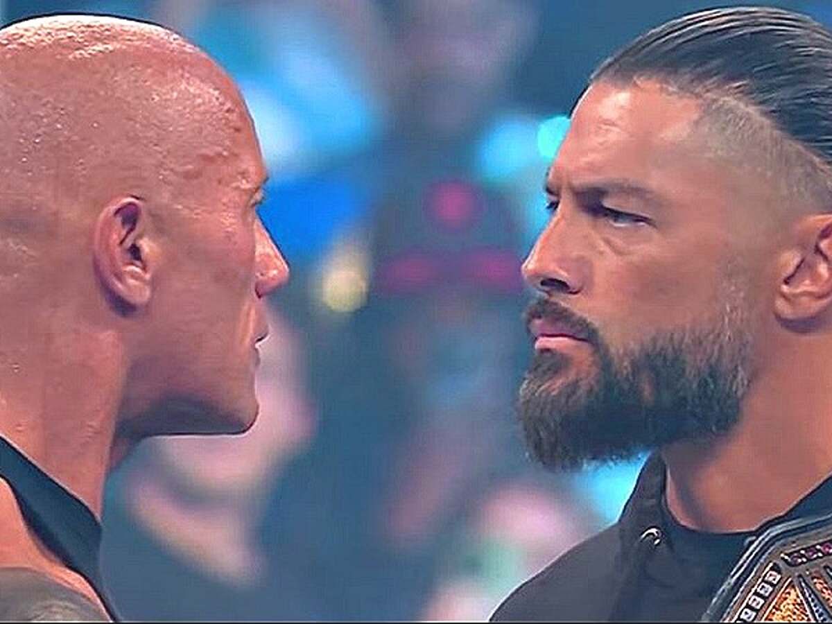 WATCH: “What the fu*k is this for real”- WWE Universe stunned as Dwayne ‘The Rock’ Johnson makes shocking appearance at SmackDown and comes face-to-face with Roman Reigns 