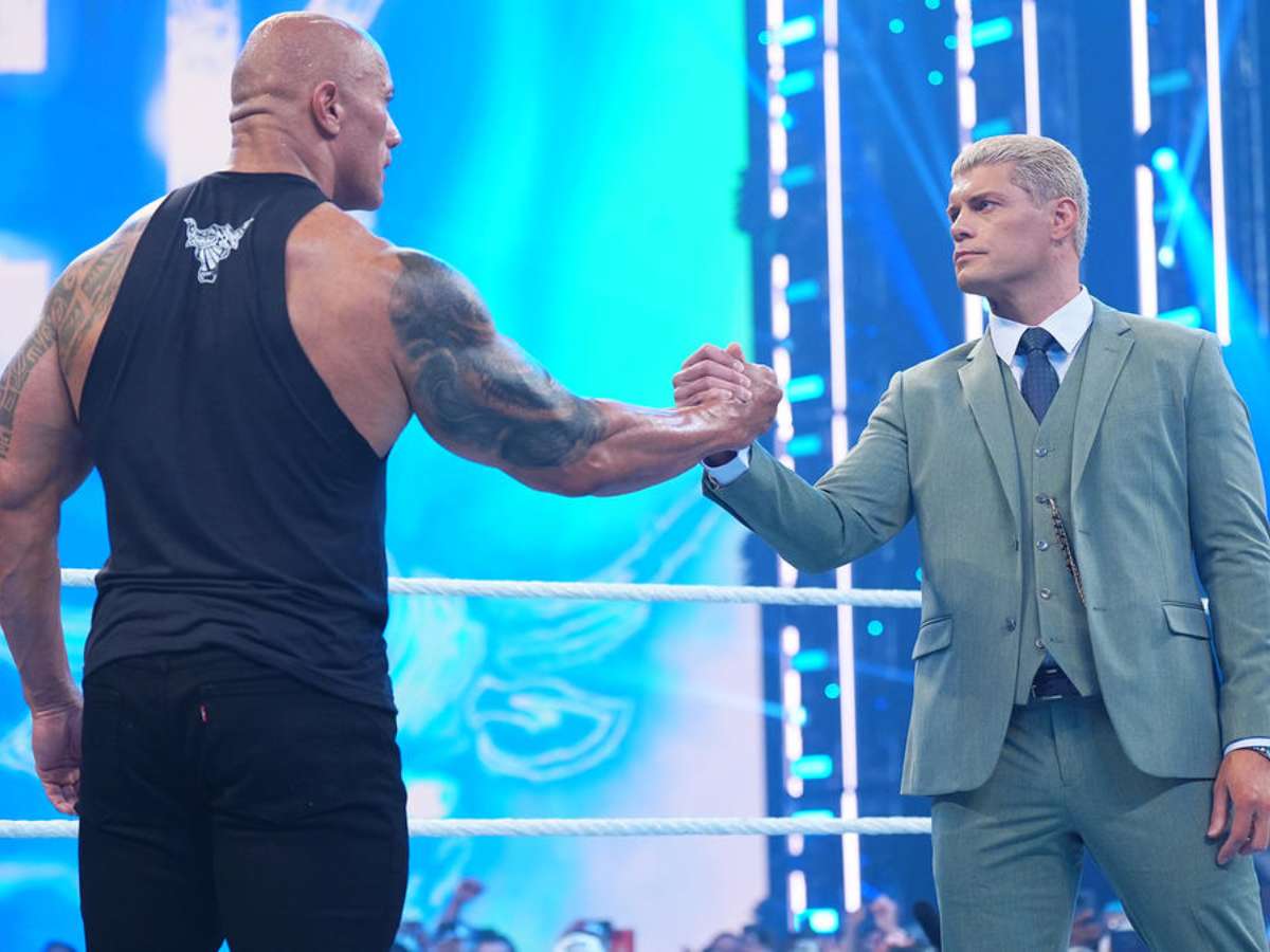 The Rock and Cody Rhodes