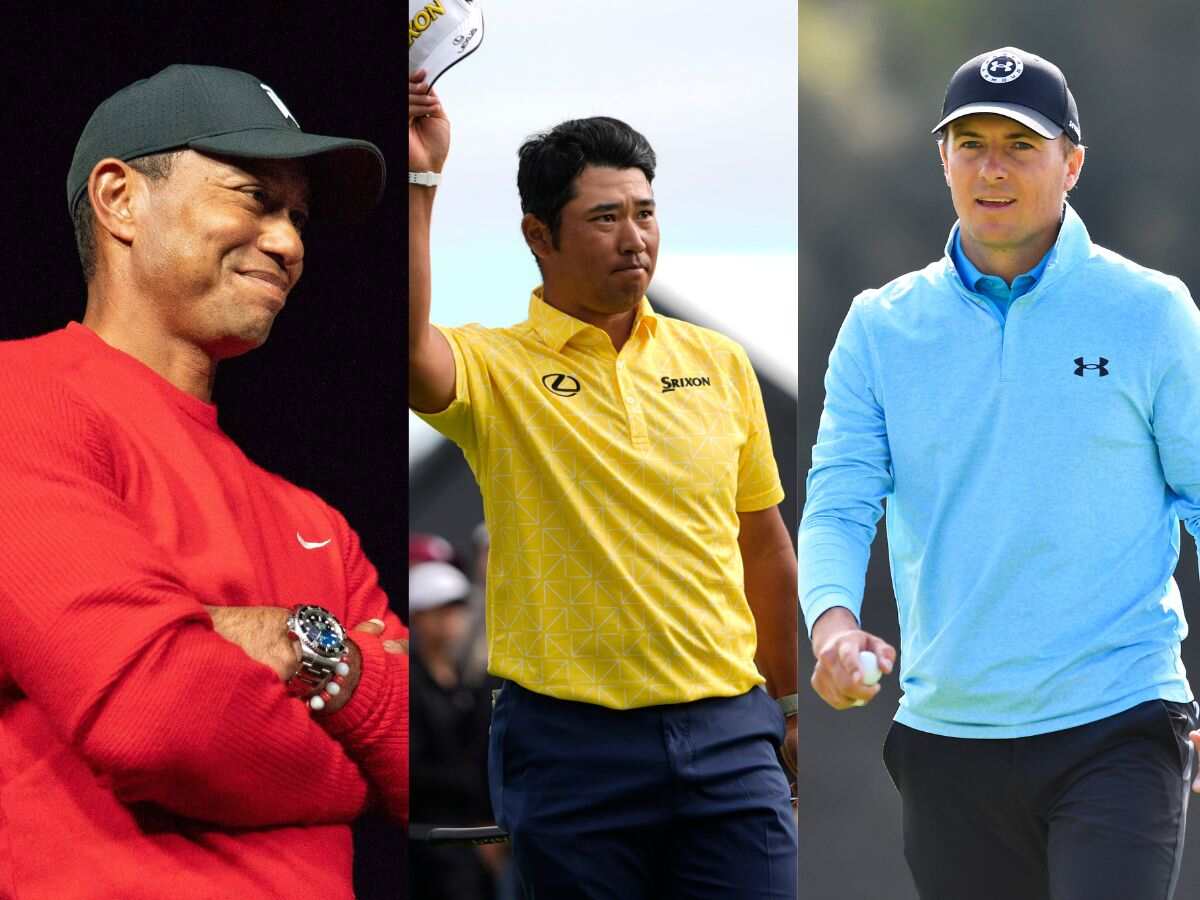 Tiger Woods, Hideki Matsuyama, Jordan Spieth [Image Credit: Imago/Japan Today]