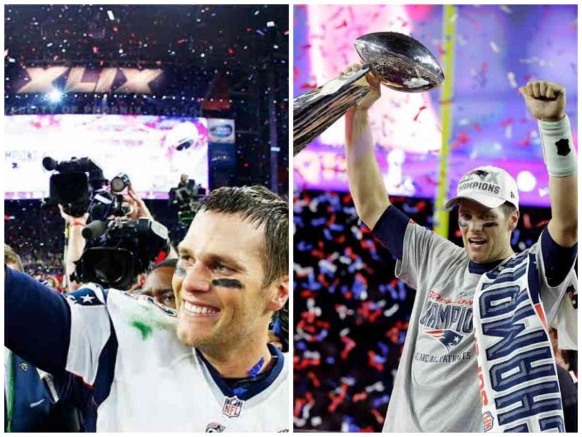 Tom Brady at Super Bowl XLIX