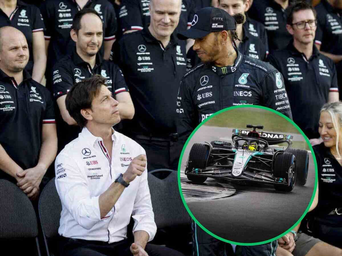 Toto Wolff and Lewis Hamilton