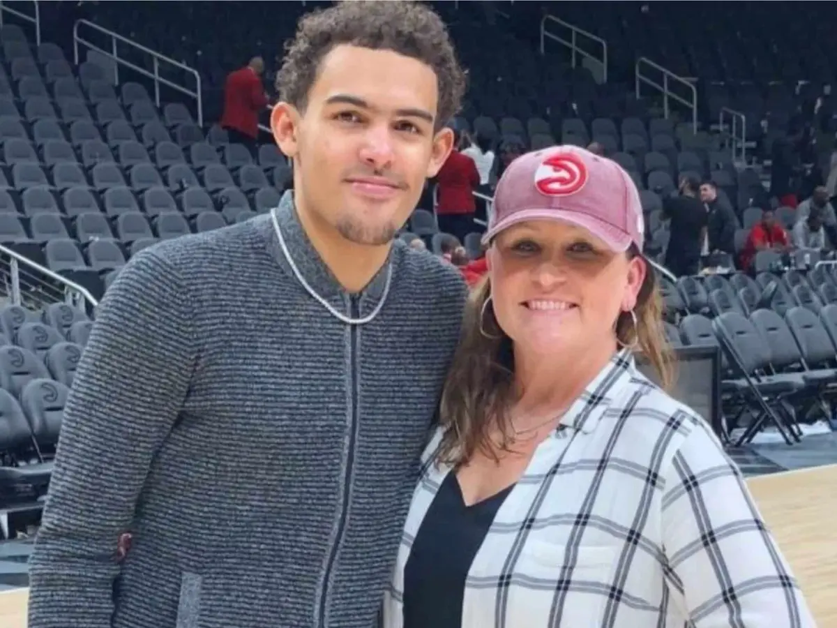 Trae Young and Candice Young