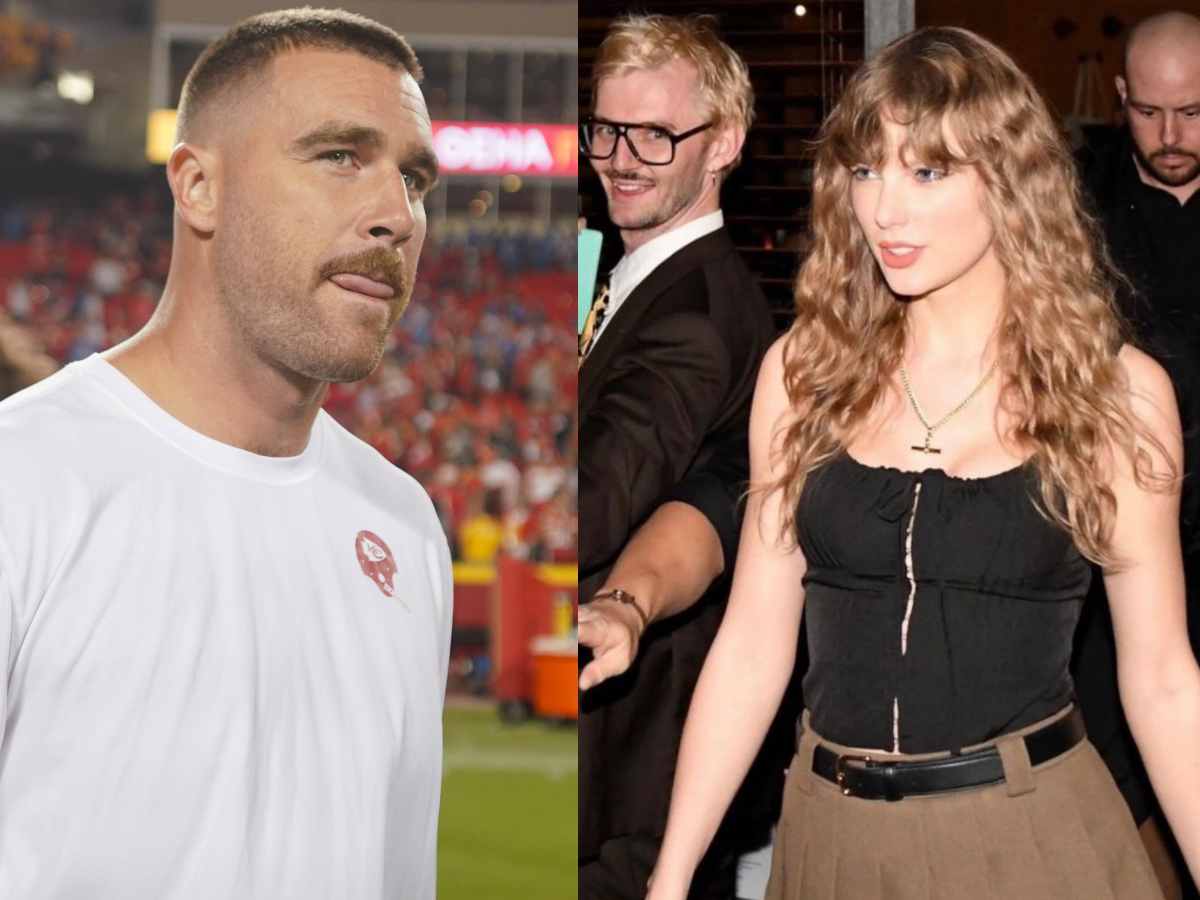 Travis Kelce tries his hand in Golf in Vegas as his $1.1 billion worth girlfriend Taylor Swift continues her Eras Tour in Australia